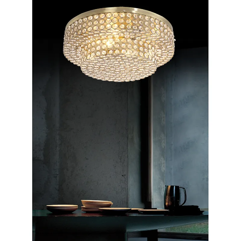 European style restore ancient ways crystal ceiling lamp