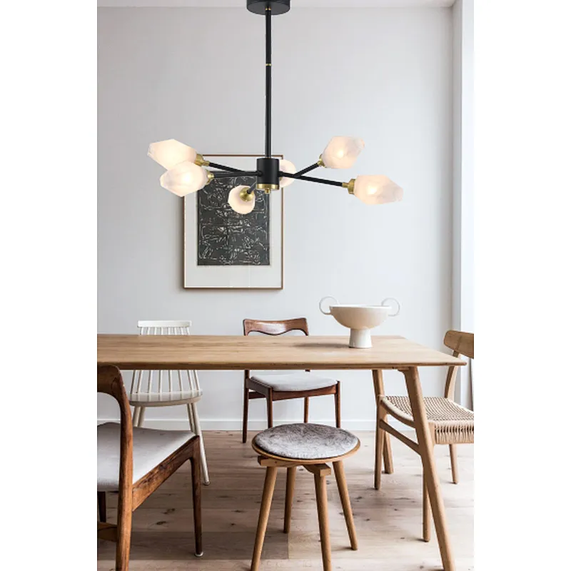 2022 Nordic modern new irregular glass ceiling light in China