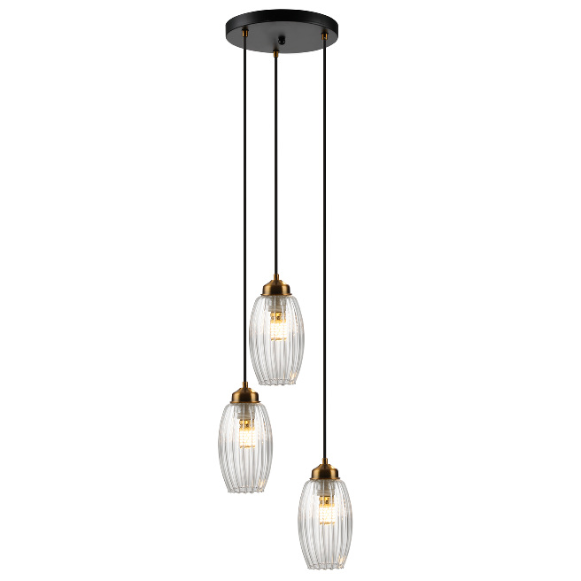 High quality European modern clear glass pendant light indoor uesd
