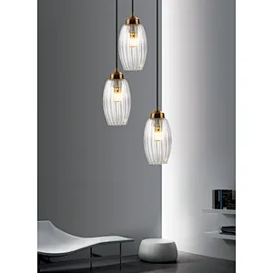 Nordic modern beautiful clear glass ceiling pendant light