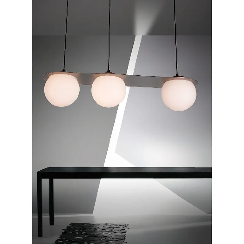 Nordic postmodern simple 3 lights glass pendant light