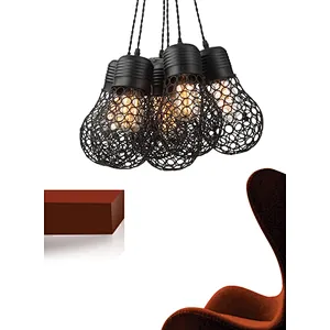 American vintage industrial style black bulb pendant light