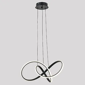 Nordic postmodern creative luxury gold 42W LED pendant light