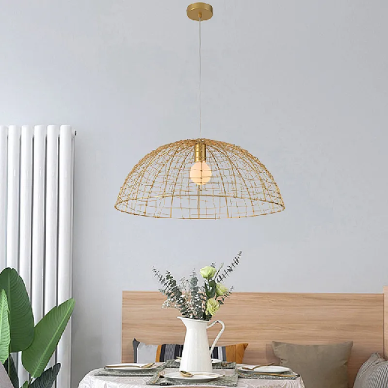 Zhongshan factory selling postmodern painting pendant light matte black metal pendant lamp