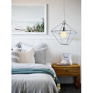 contemporary style iron frame pendant light