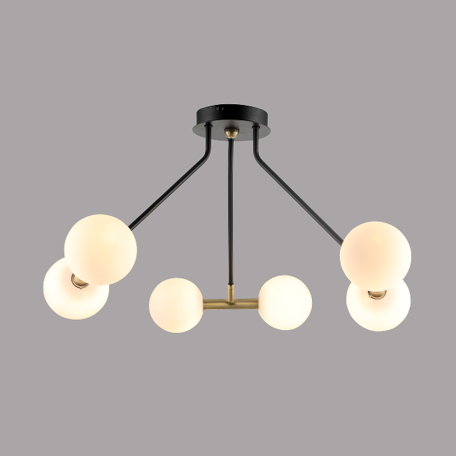 European modern glass interior decoration ceiling light