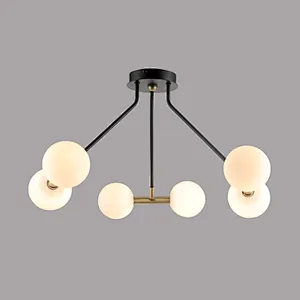 European modern glass interior decoration ceiling light