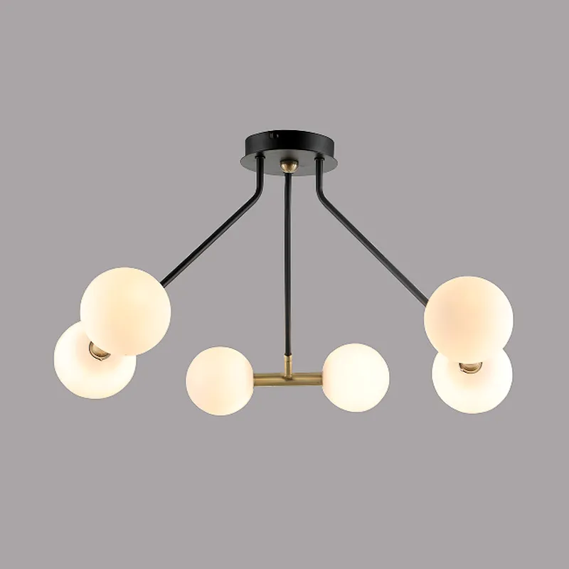 European modern glass interior decoration ceiling light