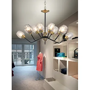 New design European modern pinecone glass chandelier lamp