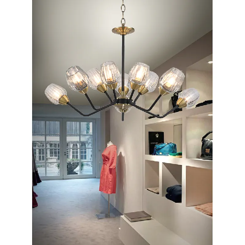 New design European modern pinecone glass chandelier lamp