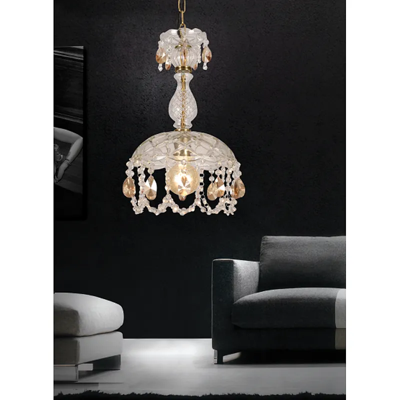 2023 Russian style postmodern glass crystal pendant light