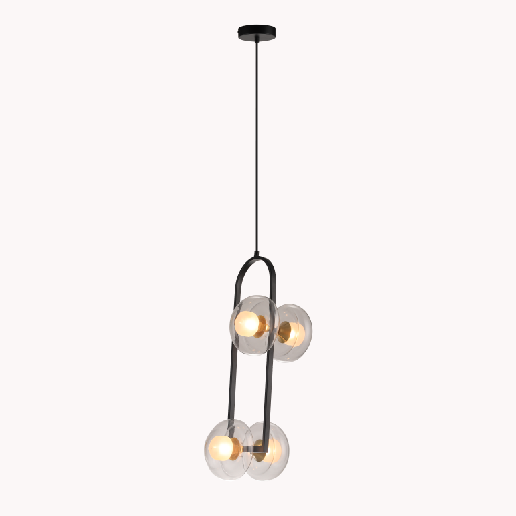 Zhongshan factory modern simple pendant light with glass shade G9 dining pendant lamp