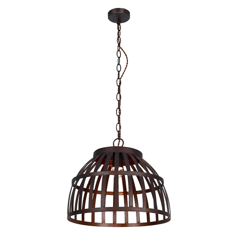 American industrial style metal cage painting pendant light