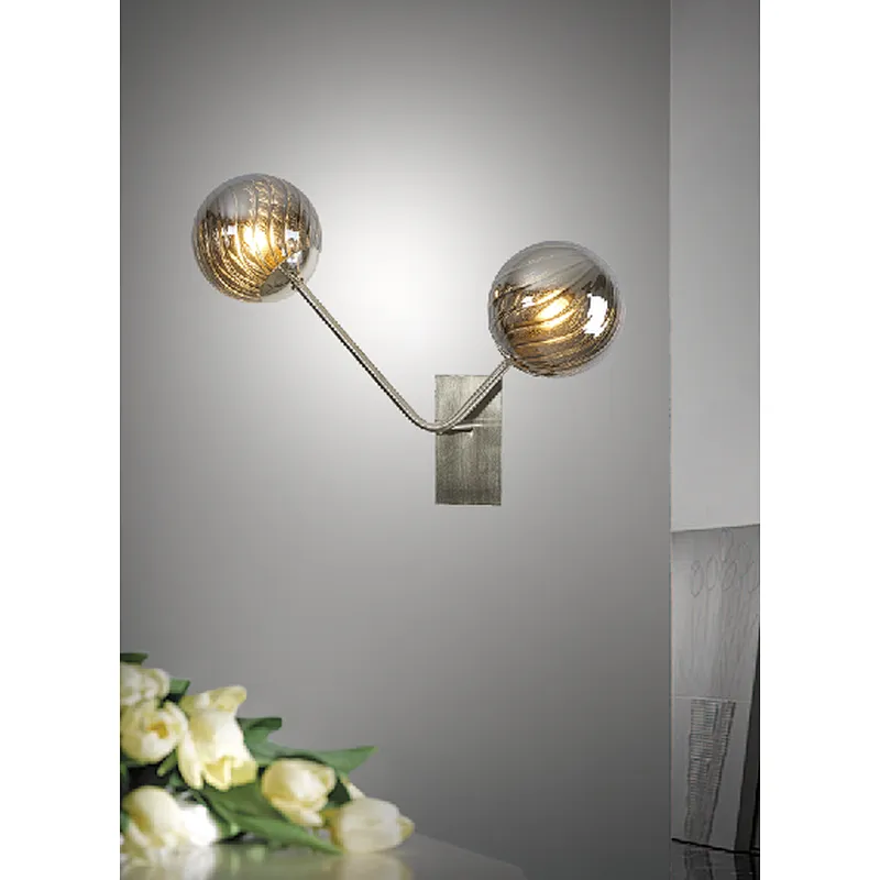 2023 Chinese modern wall lamp design indoor uesd sand silver wall light