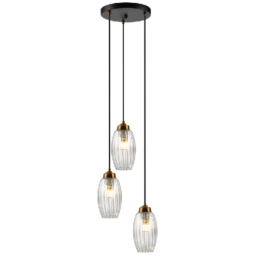 Nordic modern beautiful clear glass ceiling pendant light