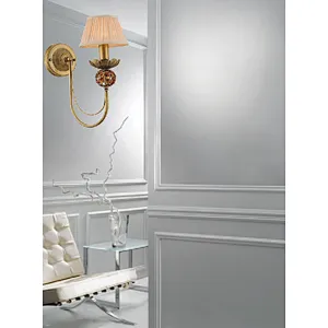 European traditional retro crystal wall lamp E14