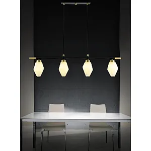 2022 European new design modern luxury irregular glass pendant light