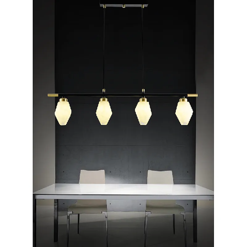 2022 European new design modern luxury irregular glass pendant light