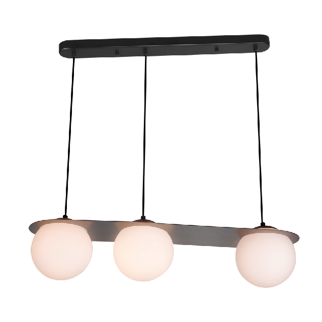 Nordic postmodern simple 3 lights glass pendant light