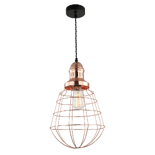 American style high quality lamp rose gold metal pendant light for kitchen dining