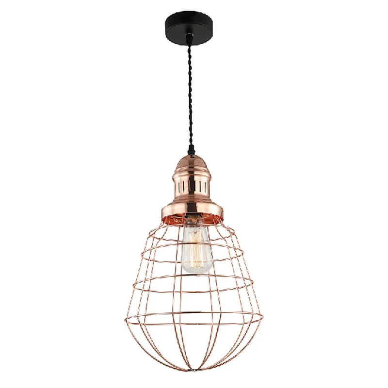 American style high quality lamp rose gold metal pendant light for kitchen dining
