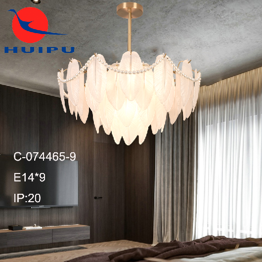 Modern luxury indoor chandelier Italian style with pearls