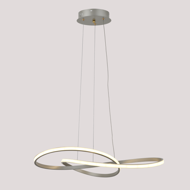 Nordic new modern creative 50W pearl beige led pendant light