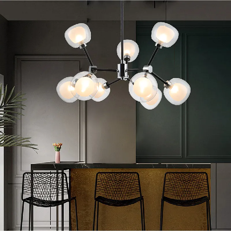 European style post modern chandelier lamp for living room