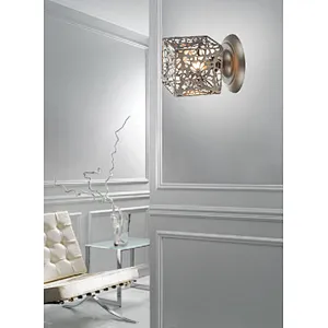 American industrial style retro iron art fancy wall lamp