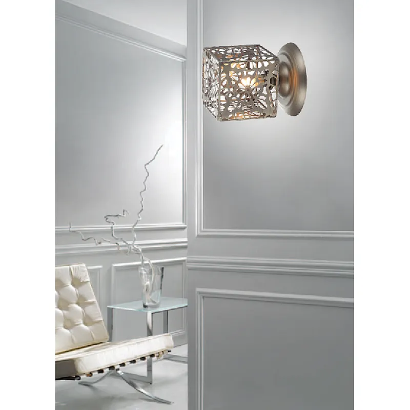 American industrial style retro iron art fancy wall lamp
