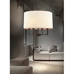 European style vintage chandelier lamp with fabric in China