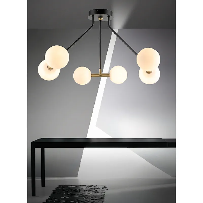 European modern glass interior decoration ceiling light