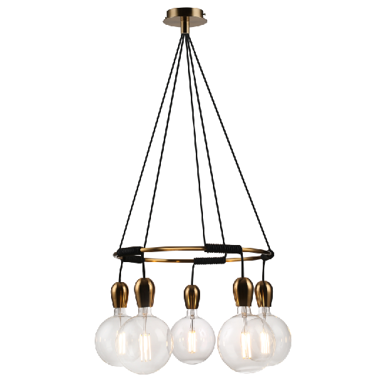 American style modern simple 5 lights dining pendant light