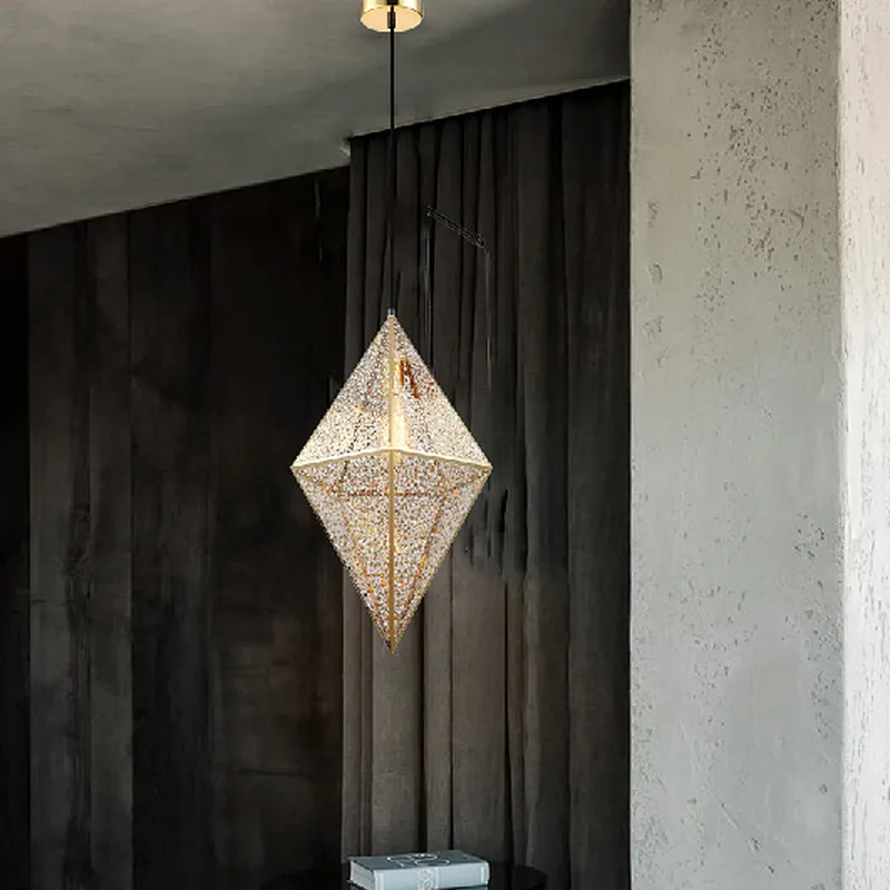 Fancy pendant light light luxury gold
