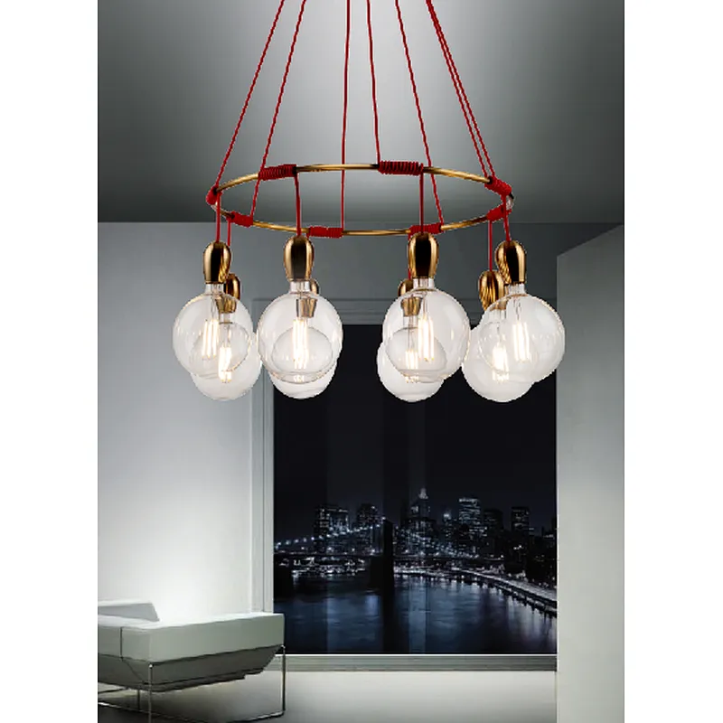 American modern simple 8 lights chandelier pendant lights