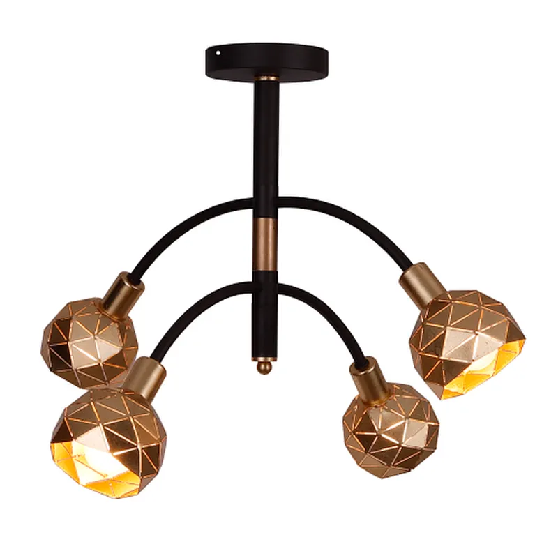 Nordic industrial style light luxury metal ceiling lamp