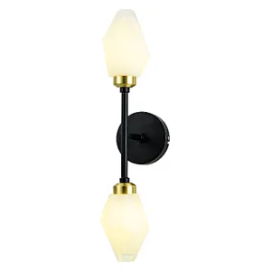 2022 European modern luxury irregular glass wall lamp