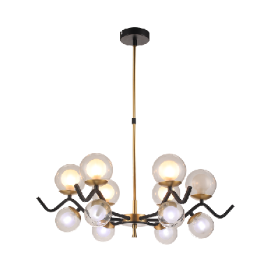 Nordic modern luxury 12 lights chandelier interior lamp