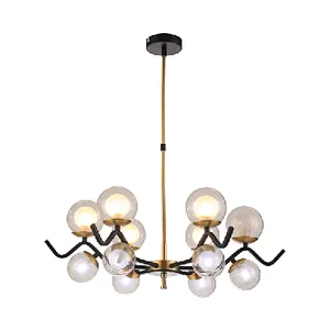 Nordic modern luxury 12 lights chandelier interior lamp