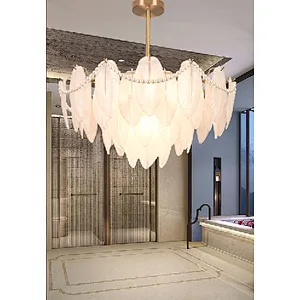 Modern luxury indoor chandelier Italian style with pearls
