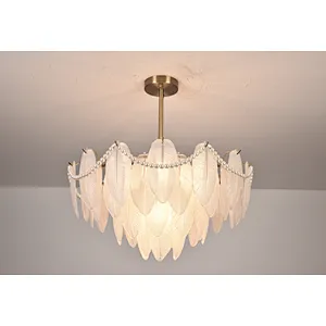 Modern luxury indoor chandelier Italian style with pearls