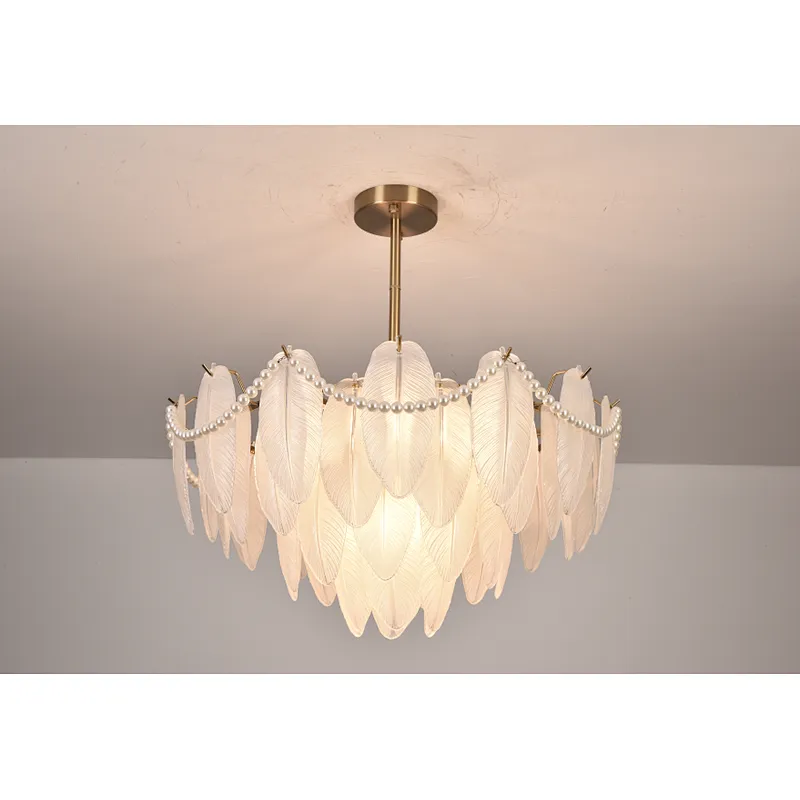 Modern luxury indoor chandelier Italian style with pearls