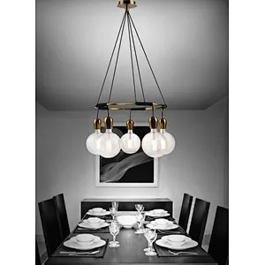 American style modern simple 5 lights dining pendant light