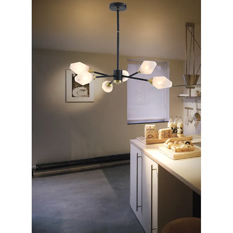 Nordic modern luxury beautiful glass ceiling light