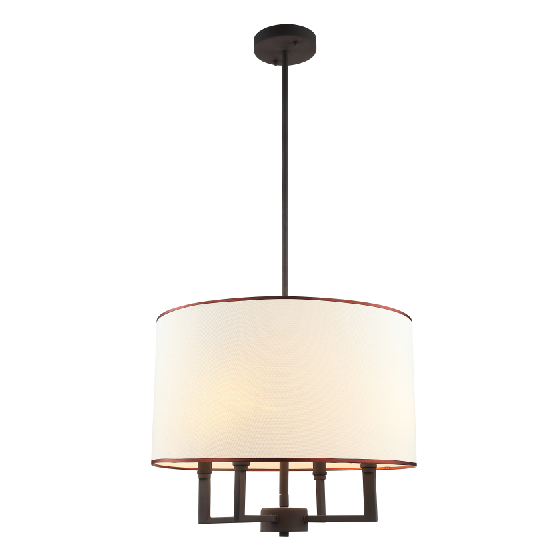 European style vintage chandelier lamp with fabric in China