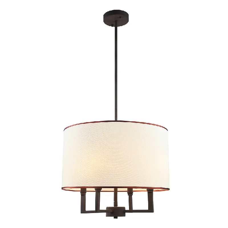 European style vintage chandelier lamp with fabric in China