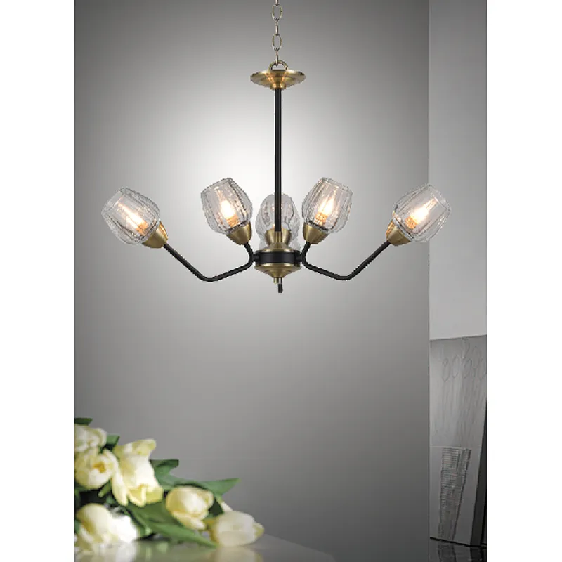 New design European modern pinecone glass chandelier lamp
