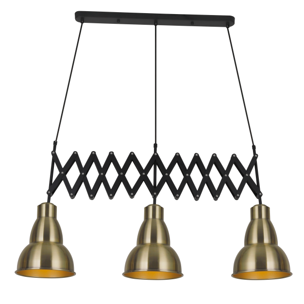 European post-modern creative metal 3 lights pendant light