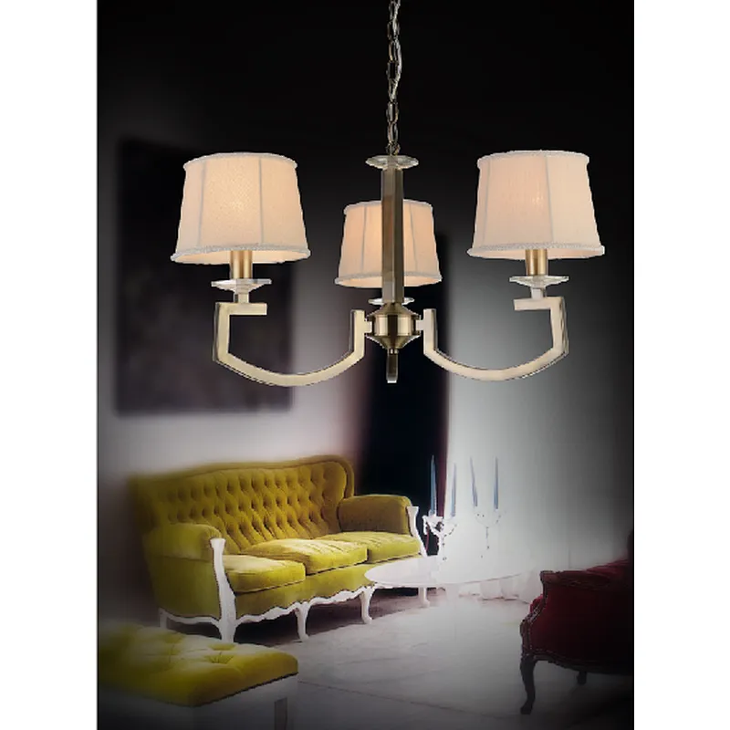 European traditional classic antique brass plating chandelier
