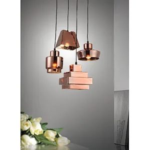 Europe type post-modern contracted 4 glasses pendant light